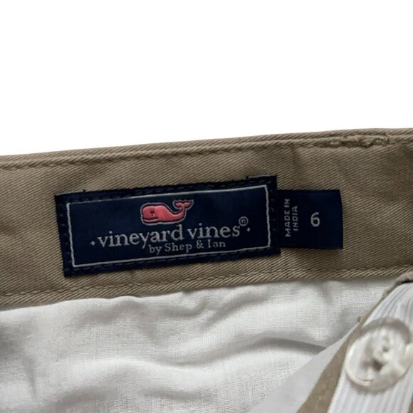 Vineyard Vines Pants Boys Size 6 Stretch Breaker Chino Khaki NEW - Picture 4 of 5